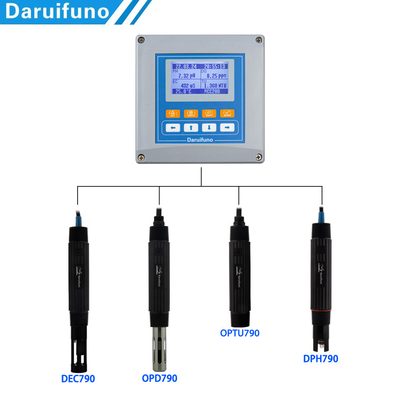 Multi controlador For Connect da qualidade de água do parâmetro 1-4 sensores diferentes de Digitas