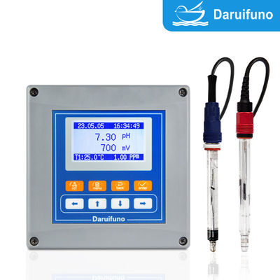 Tipo analógico Dual canais PH e ORP controlador com registro de dados históricos para piscina