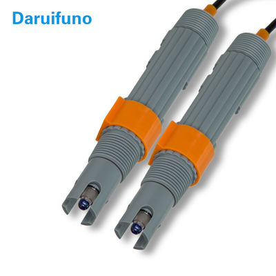 Sensor submerso do PH da terra da solução do titânio da instalação para a água de água de esgoto