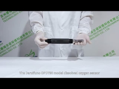 Que tipo do sensor dissolvido em linha do oxigênio pode ser usado na indústria do tratamento de esgotos?