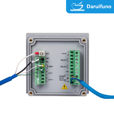Controlador PH / ORP on-line com solução de sinalização diferencial de calibração de 5 pontos de aterramento para usinas de energia