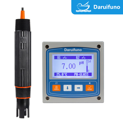Controlador PH / ORP on-line com solução de sinalização diferencial de calibração de 5 pontos de aterramento para usinas de energia