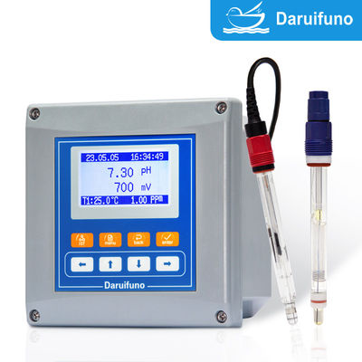 Tipo analógico Dual canais PH e ORP controlador com registro de dados históricos para piscina