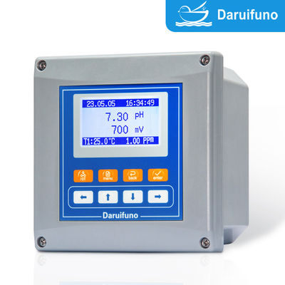 Dual Channels Analog PH E ORP Controlador Com RS485 Para Tratamento de Águas Residuais Industriais
