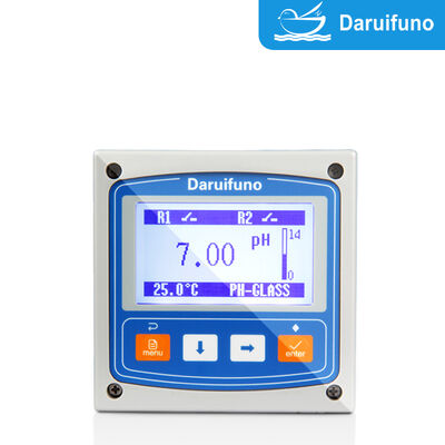 Controlador de pH ORP RS485 Modbus RTU com Saída Dupla 4-20mA e Montagem em Painel IP66 para Analisador de pH ORP Online