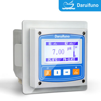 Controlador de pH ORP RS485 Modbus RTU com Saída Dupla 4-20mA e Montagem em Painel IP66 para Analisador de pH ORP Online