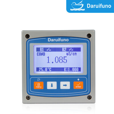 Analisador de Condutividade Online IP66 com Calibração Linear de 1-5 Pontos e Controlador de Condutividade com Compensação de Temperatura NTC10K